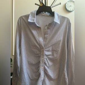 Abercrombie & Fitch Blue Casual Button Down Shirt